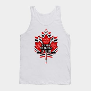 Happy Canada D'eh! (Hockey Edition) Tank Top